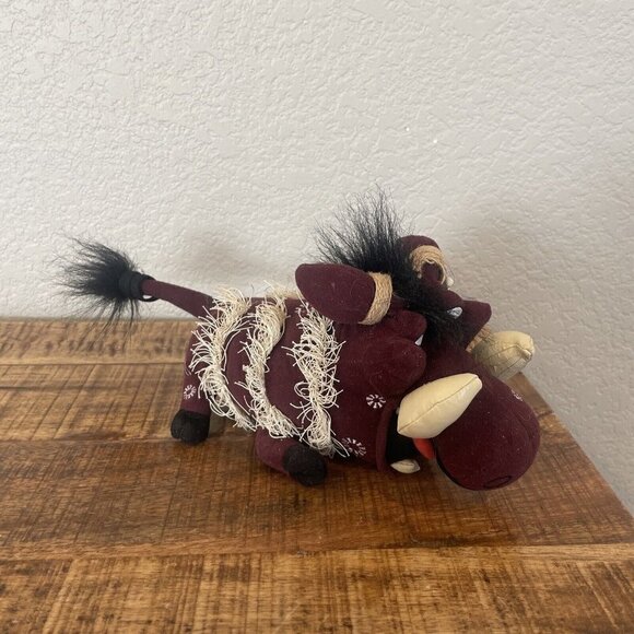 Disney The Lion King Broadway Musical Pumba 10” Plush Stuffed Animal Warthog, - Picture 4 of 9